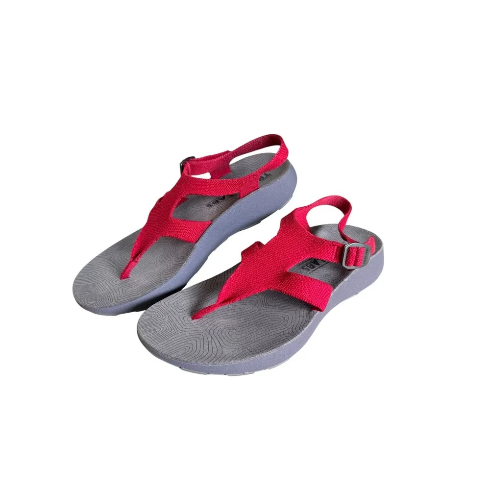 Tread Labs Albion‎ Red Sport Sandal Arch Support Women 10 Outdoor Adjustable